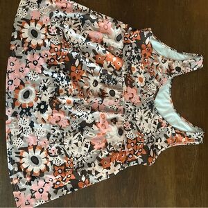 Floral Sleeveless Babydoll tank